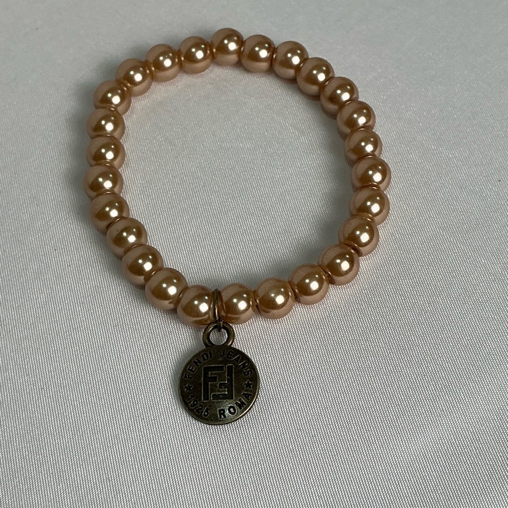 Fendi Pearl Stretch Beaded Bracelet - Picture 3 of 4